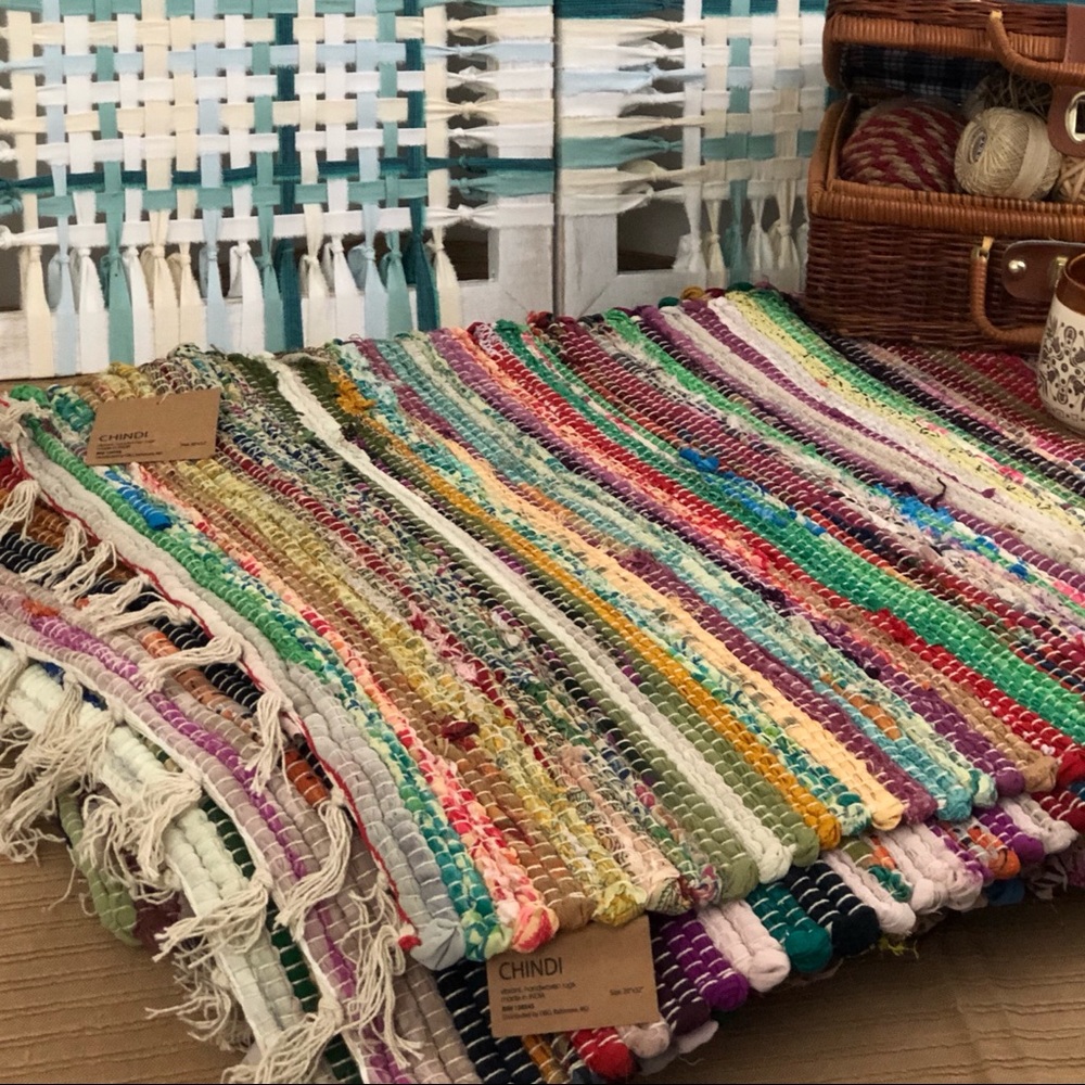 CHINDI RUG handmade in India | 20x32